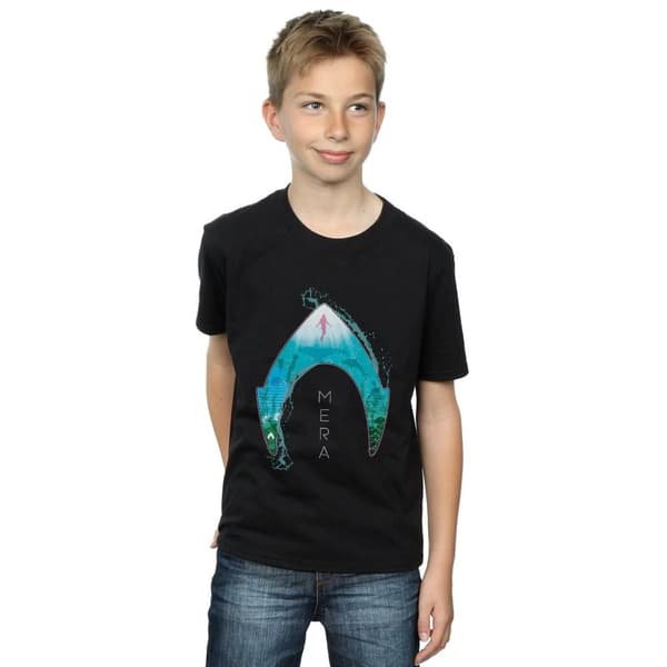 DC Comics Pojkar - Aquaman Mera Ocean T-shirt med logotyp