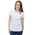 Miniatyrbild 2 av 3: Disney Dam/Tjej Tinker Bell Collage Sketch - T-shirt i bomull