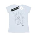 Miniatyrbild 1 av 3: Disney Dam/Tjej Tinker Bell Collage Sketch - T-shirt i bomull