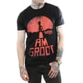 Miniatyrbillede 3 af 5: Marvel Mens Guardians Of The Galaxy I Am Groot Red T-Shirt