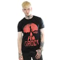 Miniatyrbillede 2 af 5: Marvel Mens Guardians Of The Galaxy I Am Groot Red T-Shirt