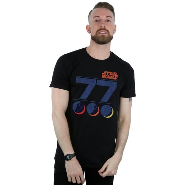 Star Wars Mens Retro 77 Death Star T-Shirt