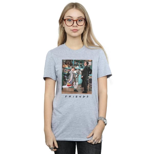 Friends Womens/Ladies Joey Lunges Cotton Boyfriend T-Shirt