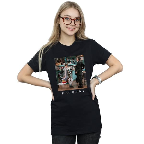 Friends Womens/Ladies Joey Lunges Cotton Boyfriend T-Shirt