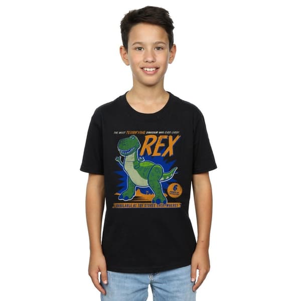 Disney Boys Toy Story 4 Rex Terrifying Dinosaur T-Shirt