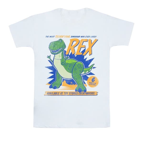 Disney Boys Toy Story 4 Rex Terrifying Dinosaur T-Shirt