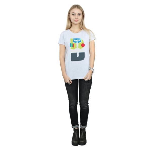 Disney Dam/Tjej Alphabet B Is For Buzz Lightyear Bomulls-T-shirt