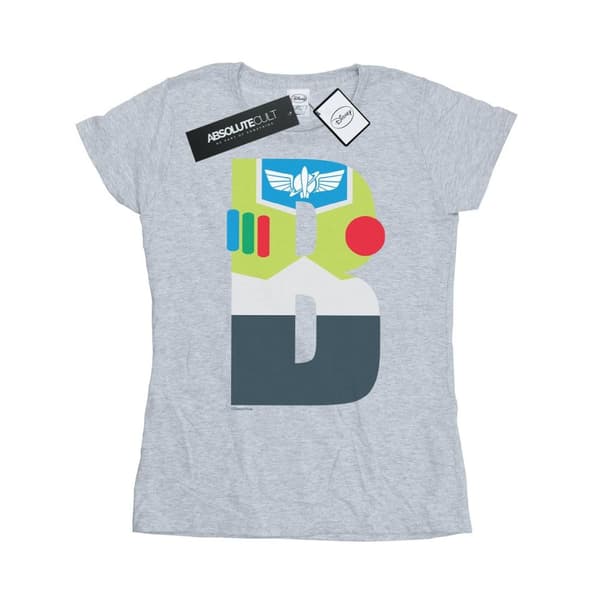 Disney Dam/Tjej Alphabet B Is For Buzz Lightyear Bomulls-T-shirt