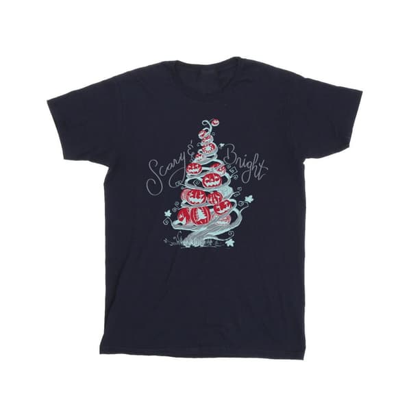 Disney Girls The Nightmare Before Christmas Scary & Bright Cotton T-Shirt