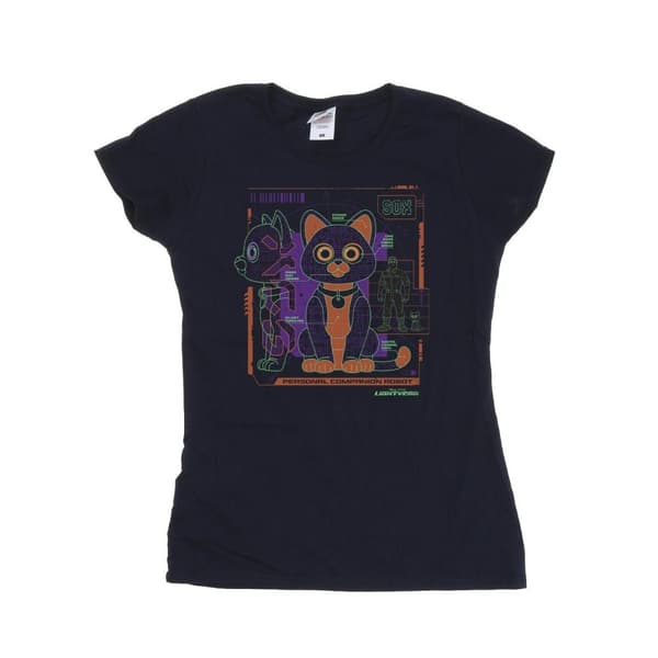 Disney Dam/Tjej - Lightyear Sox - T-shirt i teknisk bomull