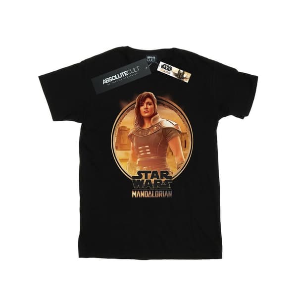 Star Wars Boys The Mandalorian Cara Dune - T-shirt med ram