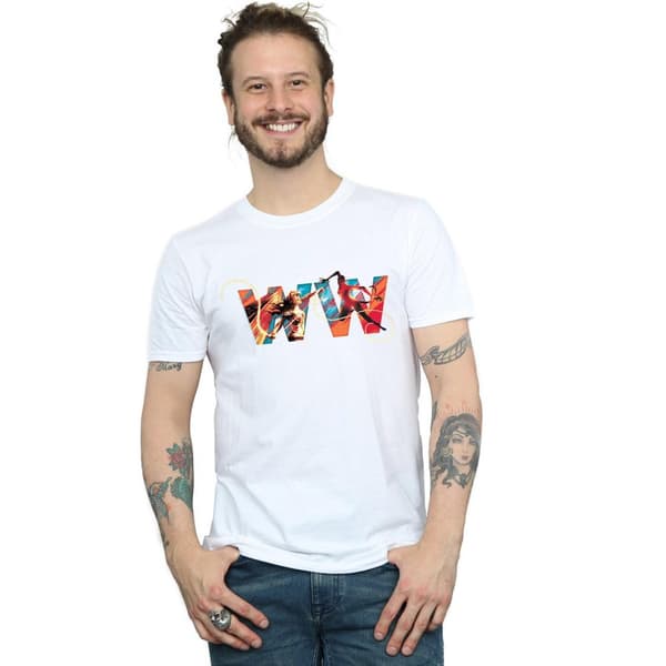 DC Comics Mens Wonder Woman 84 Symbol T-Shirt