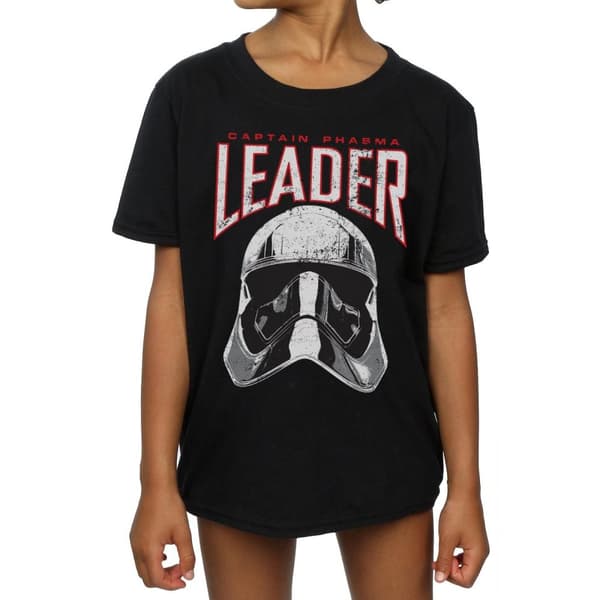 Star Wars Girls The Last Jedi Leader Helmet Cotton T-Shirt