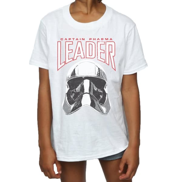 Star Wars Girls The Last Jedi Leader Helmet Cotton T-Shirt
