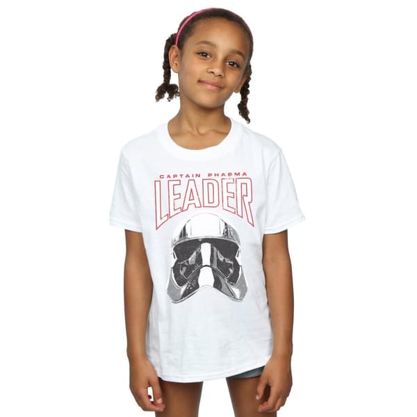 Star Wars Girls The Last Jedi Leader Helmet Cotton T-Shirt