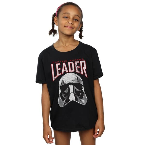 Star Wars Girls The Last Jedi Leader Helmet Cotton T-Shirt