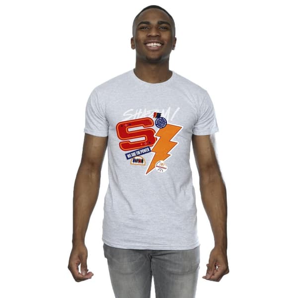 DC Comics Mens Shazam Fury Of The Gods Sticker Spam T-Shirt