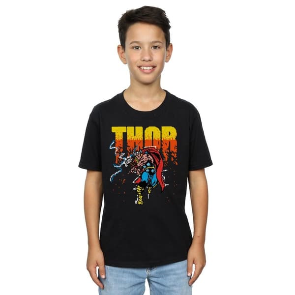 Marvel Boys Thor Pixelated T-Shirt