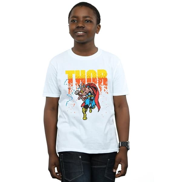 Marvel Boys Thor Pixelated T-Shirt