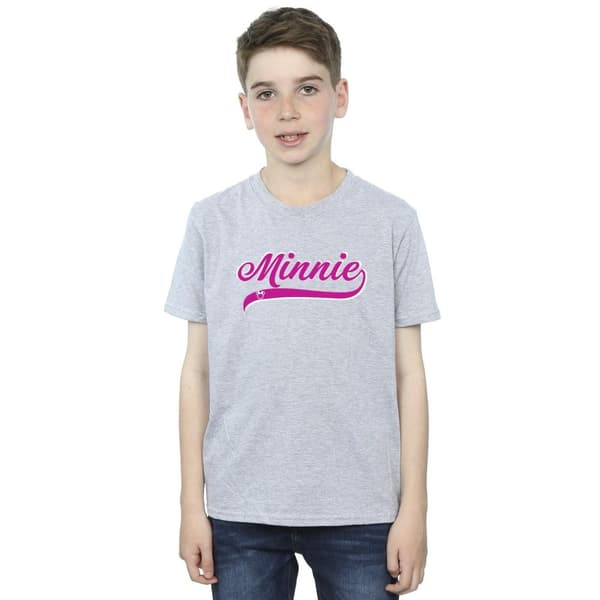 Disney Pojkar Minnie Mouse - T-shirt med logotyp