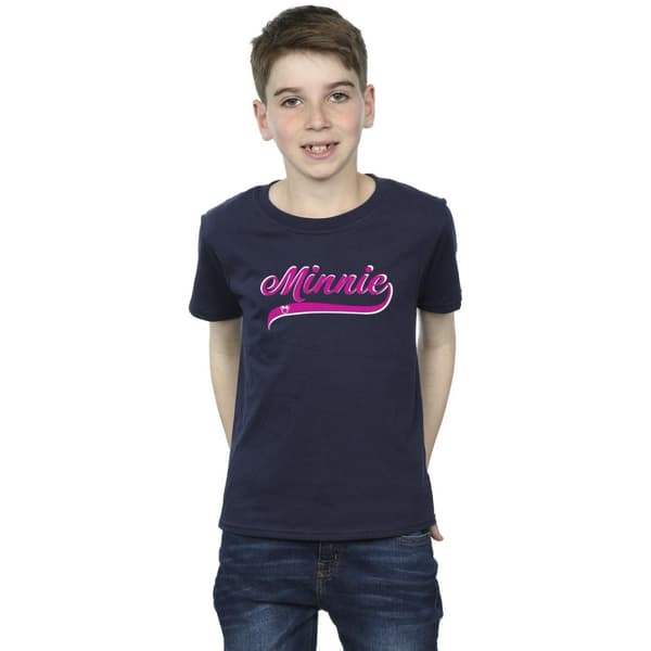 Disney Pojkar Minnie Mouse - T-shirt med logotyp