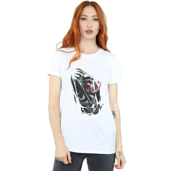Marvel Womens/Ladies Venom Inside Me Cotton Boyfriend T-Shirt