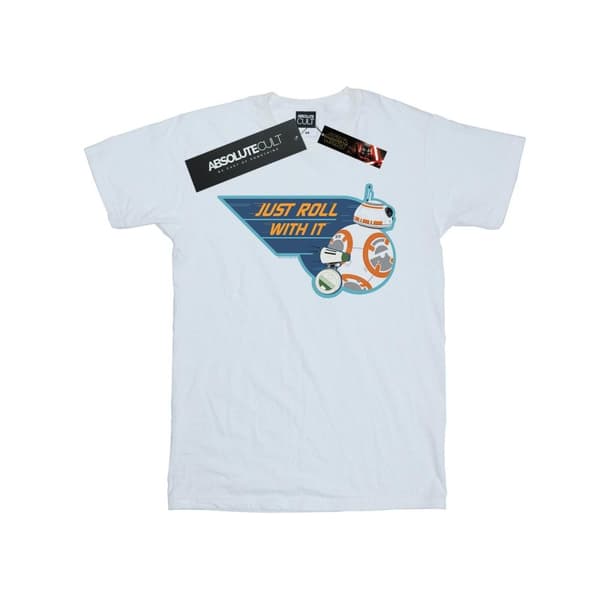 Star Wars: The Rise of Skywalker Mens D-O & BB-8 Just Roll With It T-Shirt