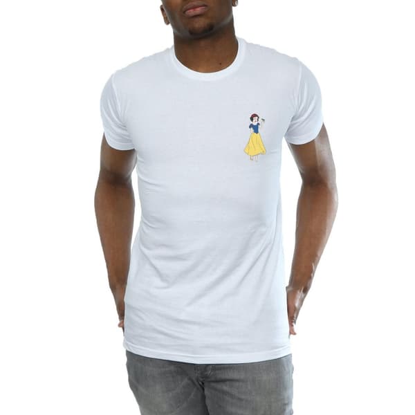 Disney Princess Mens Snow White Chest T-Shirt