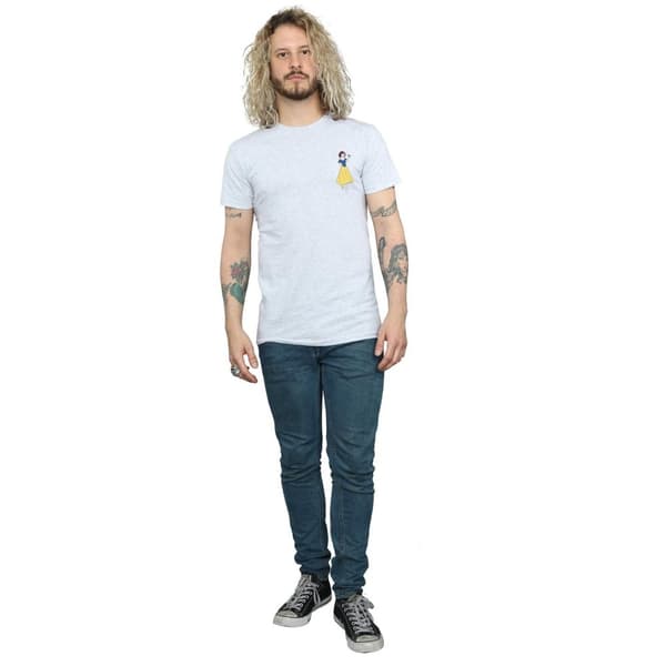 Disney Princess Mens Snow White Chest T-Shirt