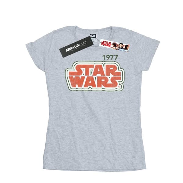 Star Wars Womens/Ladies Retro Outline Cotton T-Shirt