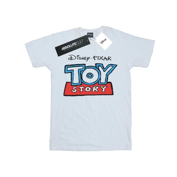 Disney Pojkvänströja i bomull - dam/dam Toy Story Cartoon Logo