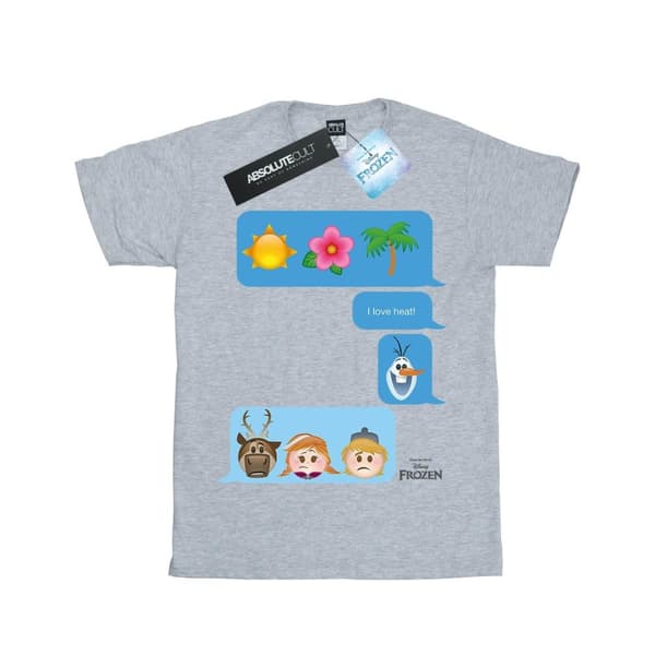 Disney Frozen I Love Heat T-shirt i bomull för flickor