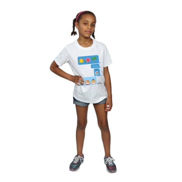 Disney Frozen I Love Heat T-shirt i bomull för flickor
