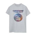 Miniatyrbild 1 av 3: Marvel Dam/Tjej Guardians Of The Galaxy Stars Fill Logotyp Bomull Boyfriend T-shirt