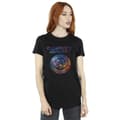 Miniatyrbild 2 av 3: Marvel Dam/Tjej Guardians Of The Galaxy Stars Fill Logotyp Bomull Boyfriend T-shirt