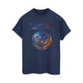 Miniatyrbild 1 av 3: Marvel Dam/Tjej Guardians Of The Galaxy Stars Fill Logotyp Bomull Boyfriend T-shirt