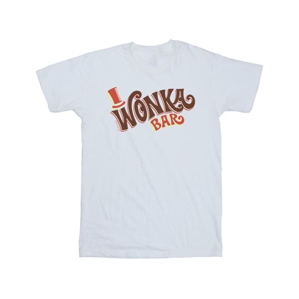 Willy Wonka T-shirt i bomull med Bar-logotyp för flickor