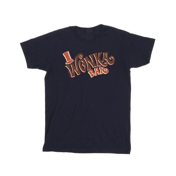 Willy Wonka T-shirt i bomull med Bar-logotyp för flickor