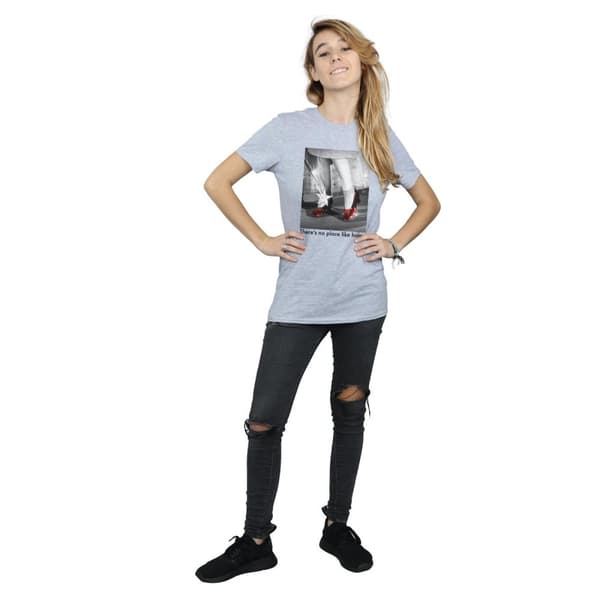 The Wizard Of Oz Womens/Ladies Ruby Slippers Photo Cotton Boyfriend T-Shirt