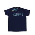 Miniatyrbilde 1 av 3: DC Comics Womens/Ladies Aquaman Text Logo Cotton Boyfriend T-Shirt