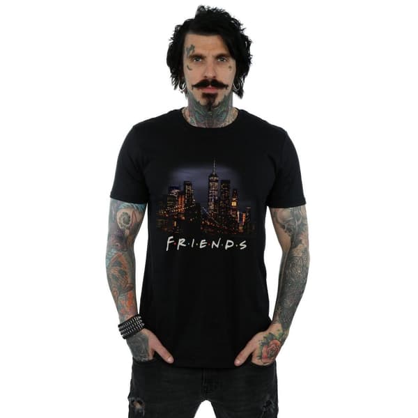 Friends Mens Night Skyline T-Shirt