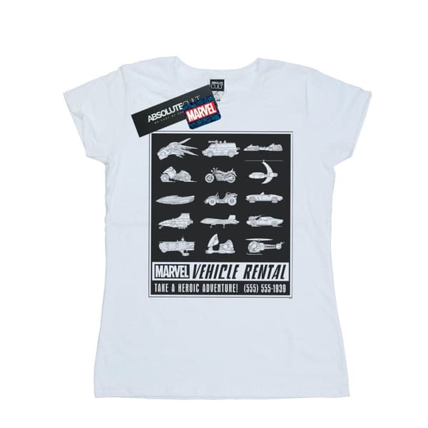 Marvel T-shirt i monobomull för damer/kvinnor - Vehicle Rentals