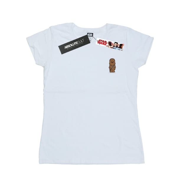 Star Wars Dam/dam Chewbacca T-shirt i bomull med brösttryck