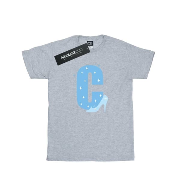 Disney T-shirt med alfabetet C för Askungen - pojkar