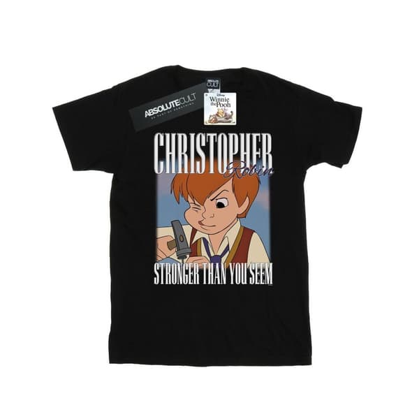 Disney Mens Winnie The Pooh Christopher Robin Montage T-Shirt