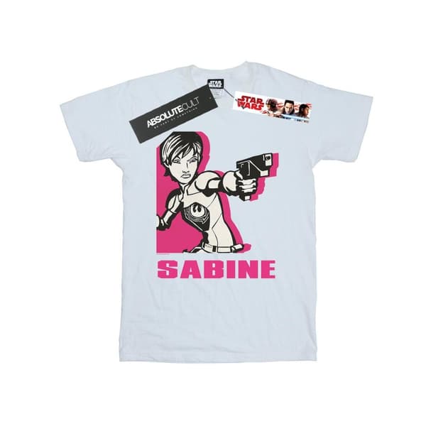 Star Wars Rebels Sabine T-shirt i bomull för flickor