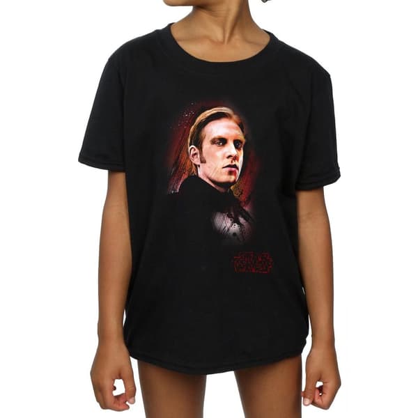 Star Wars Den sista Jedi-riddarens general Hux T-shirt i borstad bomull för flickor