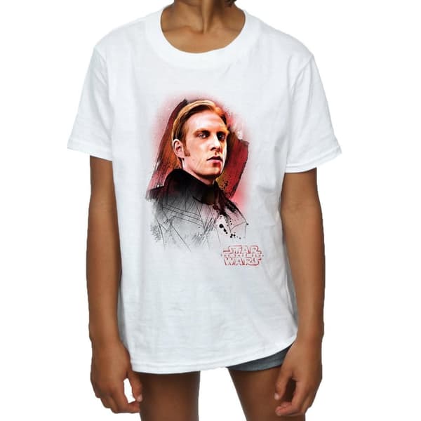 Star Wars Den sista Jedi-riddarens general Hux T-shirt i borstad bomull för flickor