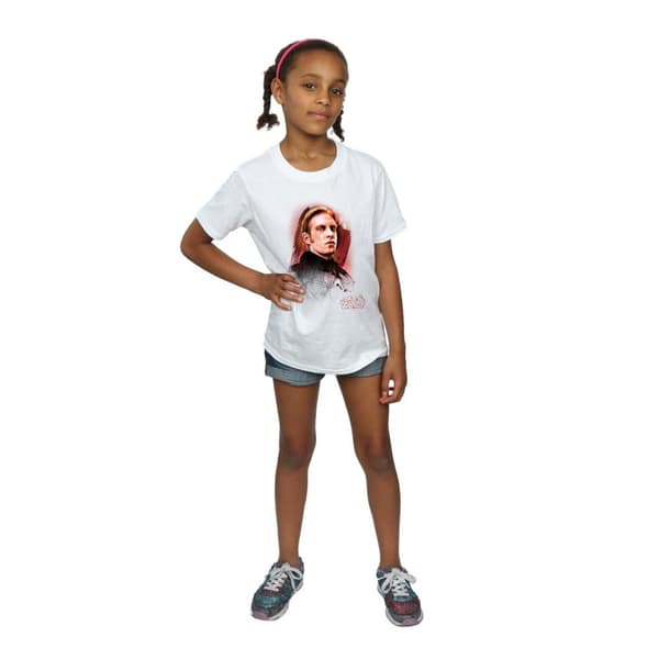 Star Wars Den sista Jedi-riddarens general Hux T-shirt i borstad bomull för flickor