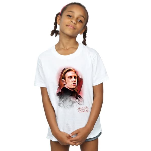 Star Wars Den sista Jedi-riddarens general Hux T-shirt i borstad bomull för flickor